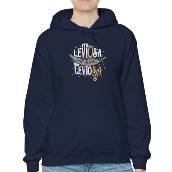 Hoodie Sweatshirt Wingardium Leviosa Hermione Granger Harry Potter Wizarding - Picture 2 of 4